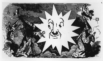 Caricature of the Discovery of Neptune by Cham